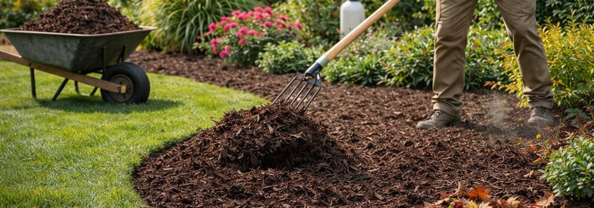Mulch installation landscaping services in Ringwood NJ